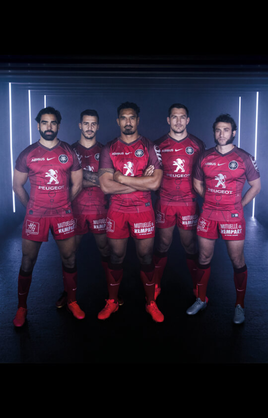 Nouveau maillot discount du stade toulousain